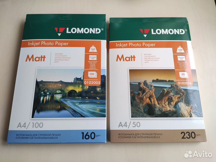 Фотобумага Lomond А4, А3