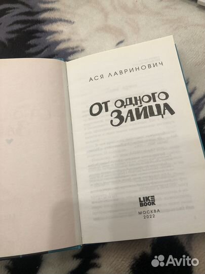 Книга от одного зайца