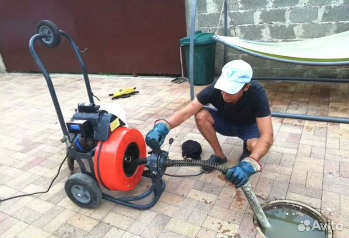 Устранение засоров в раковине, унитазе, прочистка