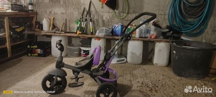 Детский трехколесный велосипед бу