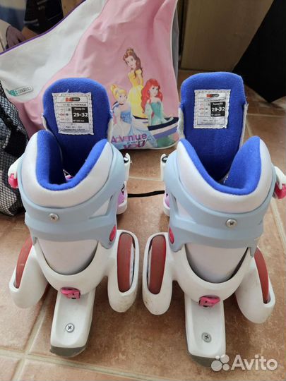 Роликовые коньки детские раздвижные