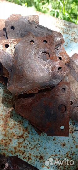 Ножи на косилку с заклепами