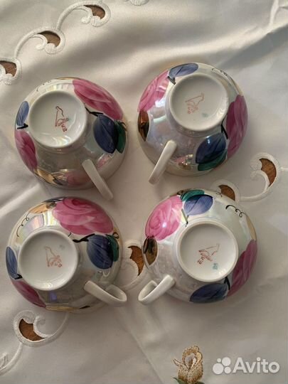 Сервиз Агашки перламутровый, Дулево