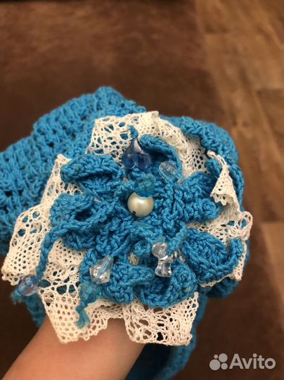 Берет женский вязаный