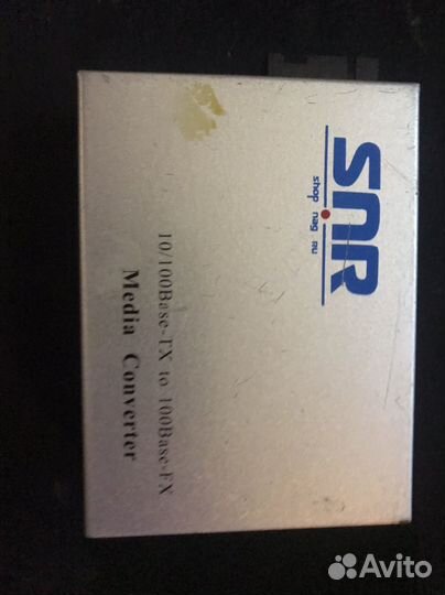 Медиаконвертор snr 10/100Base-FX