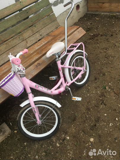 Детский велосипед 14 дюймов для девочки