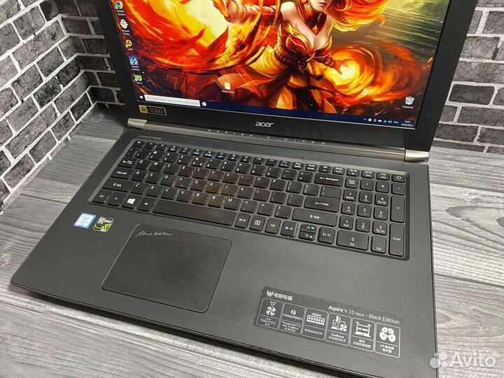 Игровой ноутбук Acer i5/8Gb/FHD/2видео/SSD/4ядра