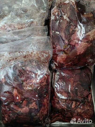 Обрезь корм мясо для собак Оленина