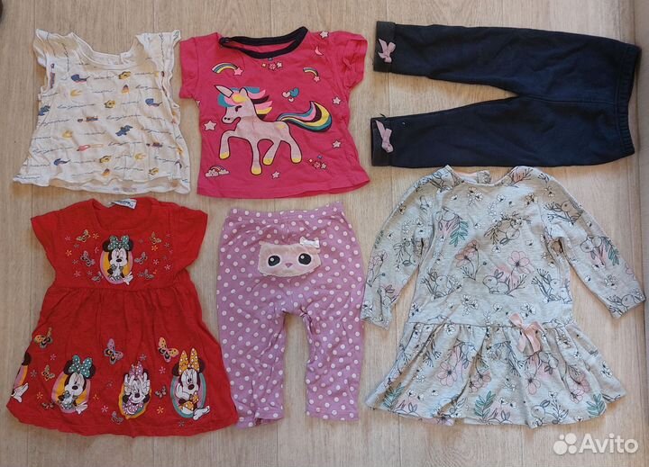 Пакет вещей на девочку 1-2 года