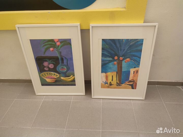 Сочные интерьерные картины в добротных рамах