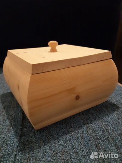 Шкатулка ларец деревянный