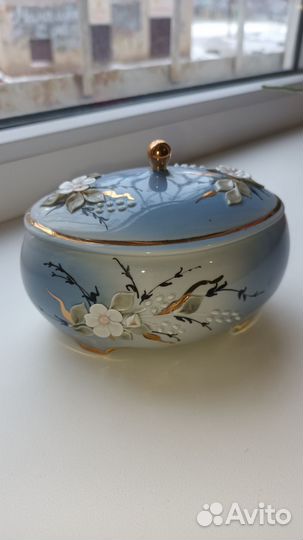 Шкатулка кисловодский фарфор СССР