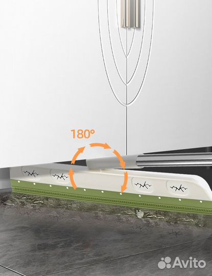 Швабра силиконовая с поворотным шарниром
