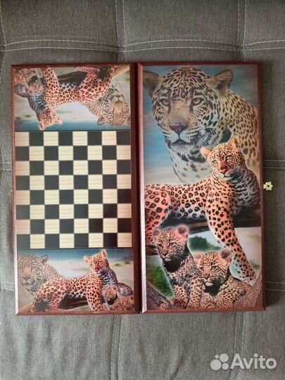 Шашки + нарды 2в1