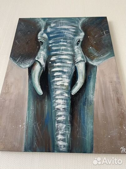 Картина «маренговый слон» 60*80
