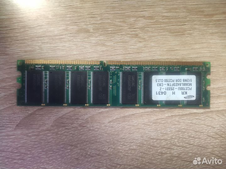 Оперативная память DDR 256-512 MB
