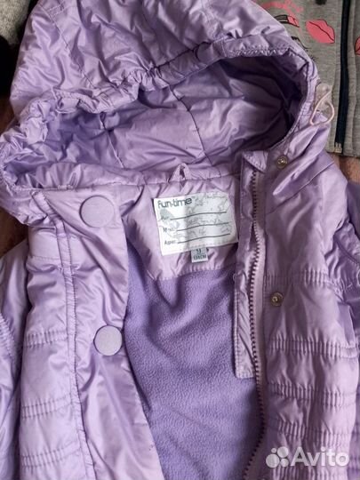 Ветровка и куртки демисезонные для девочки