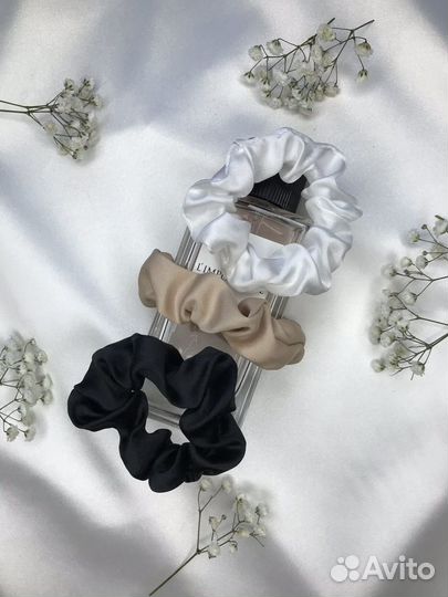 Резинка для волос женская из шелка набор 2шт