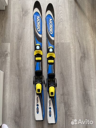 Горные лыжи, ботинки детские комплект