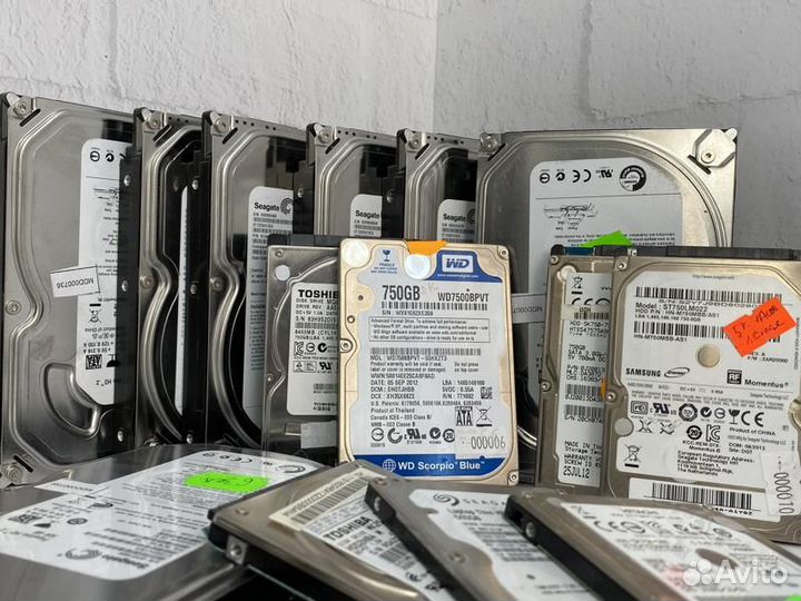 Жесткий диск SATA 1Tb 500gb разные
