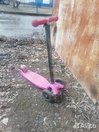 Самокат детский трехколесный бу