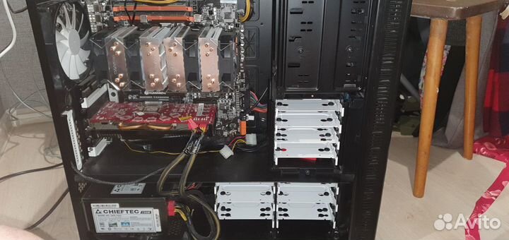 Сервер tower, рендер, рабочая станция xeon E5-2689