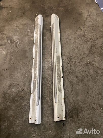 Накладка порога pajero IO