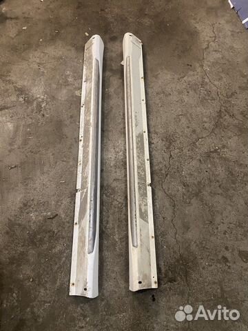 Накладка порога pajero IO