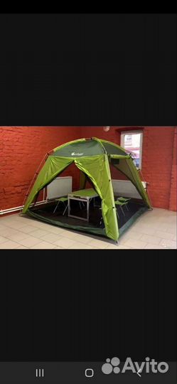 Палатка-шатер с полом, новая
