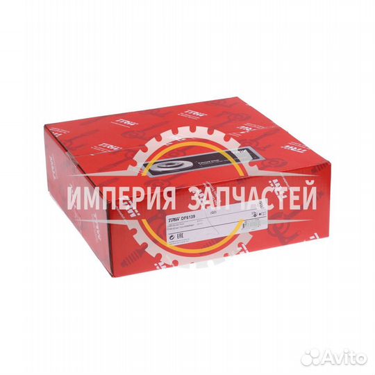 Диск тормозной ford Focus задний (1шт.) TRW