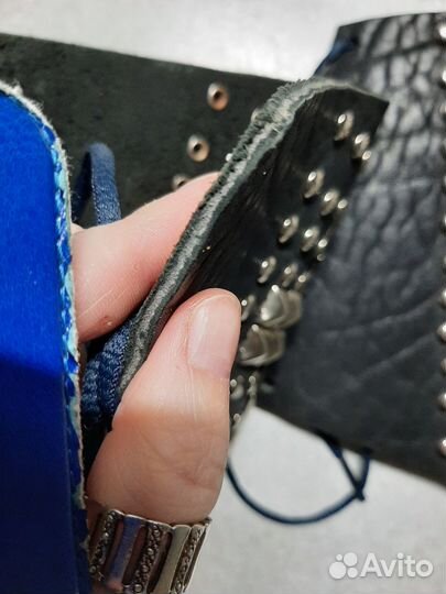 Напульсники кожаные