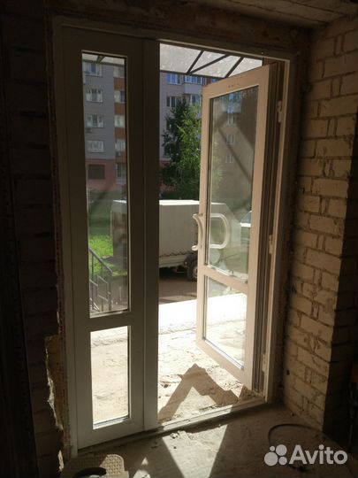 Окна и двери бу пластиковые