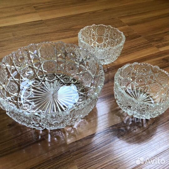 Хрустальный салатник