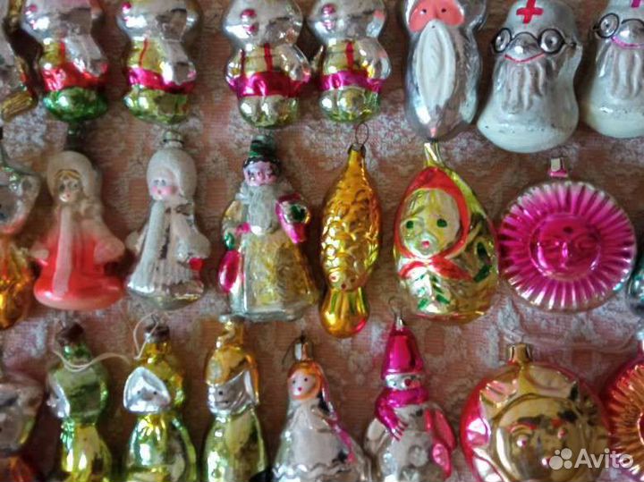 Ёлочные игрушки СССР 40-80е гг