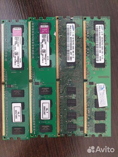 Оперативная память ddr2 7 шт. по 1gb
