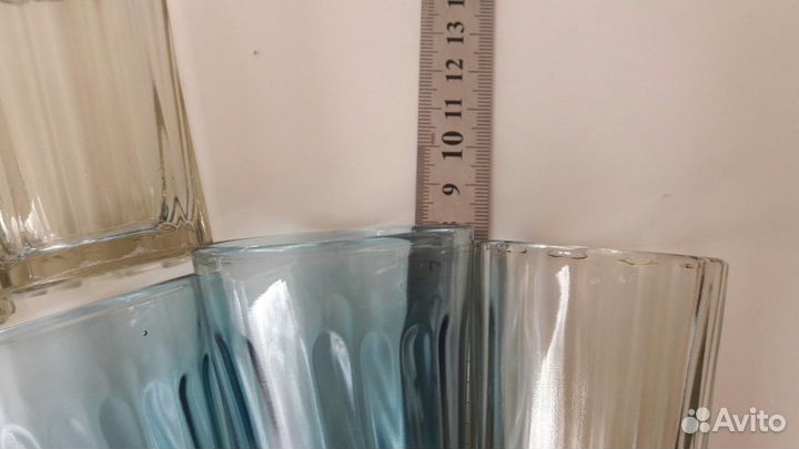 Стопки рюмки СССР 100 мл синие 5 штук
