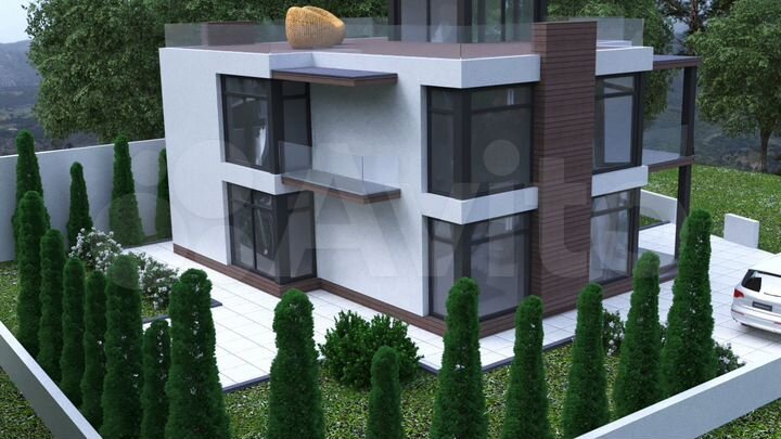 Дом 168 м² на участке 8 сот.