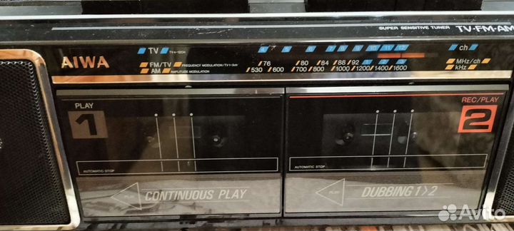 Двухкассетная магнитола Aiwa CS - W 10