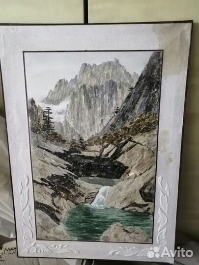 Картины корейские из ракушек авторские