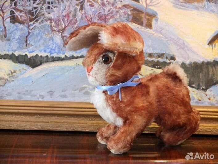 Винтажный заяц немецкой фирмы steiff