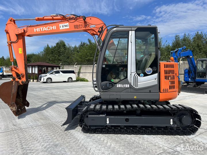 Мини-экскаватор Hitachi ZX75US-A, 2021