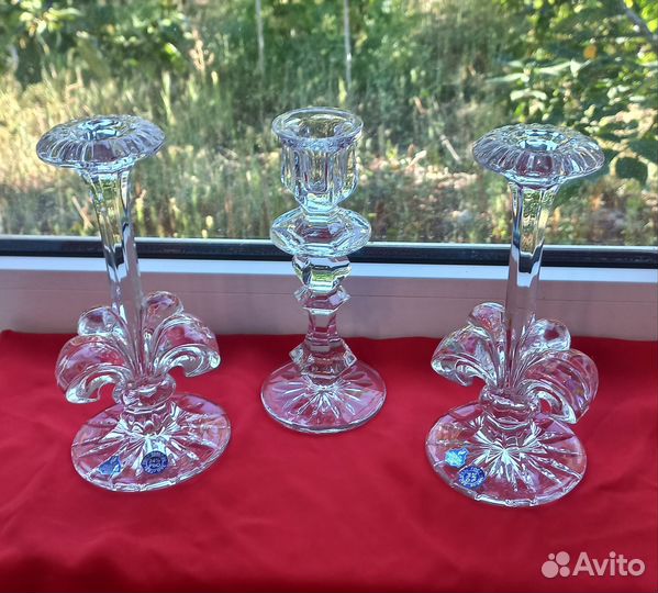 Хрустальные подсвечники