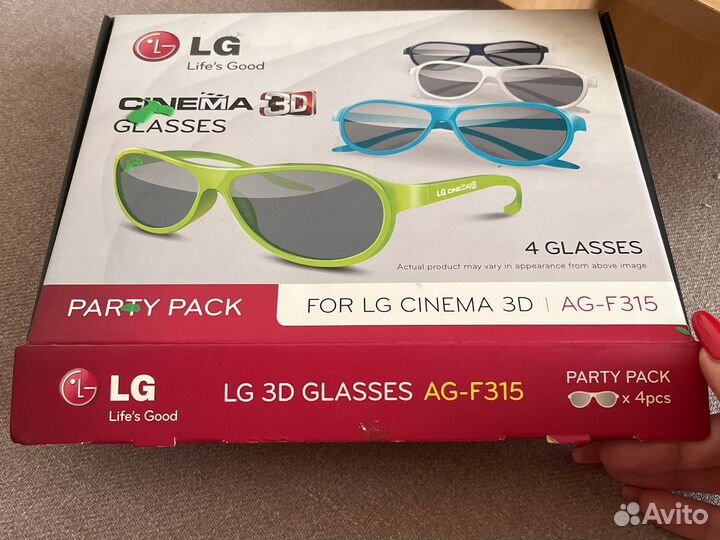 Очки 3 d LG