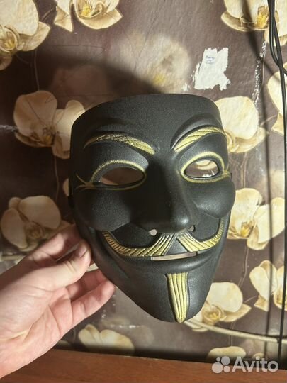 Маска Anonymous чёрная
