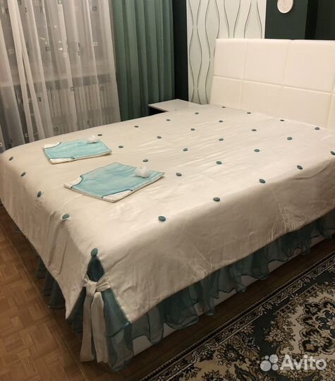 Комплект из штор, покрывала и двух дек. наволочек