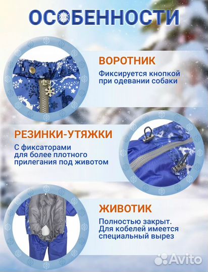 Зимний комбинезон для собаки