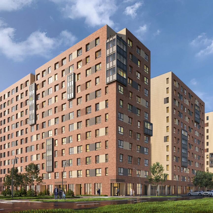 2-к. квартира, 45,5 м², 7/12 эт.