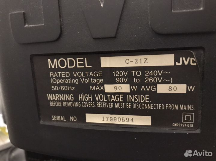 Телевизор JVC-21 Z