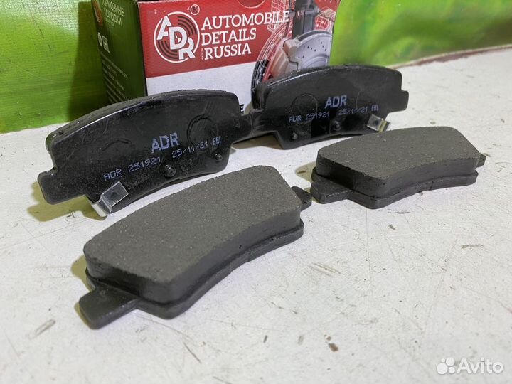 Колодки тормозные задние Hyundai Solaris KIA Rio 3