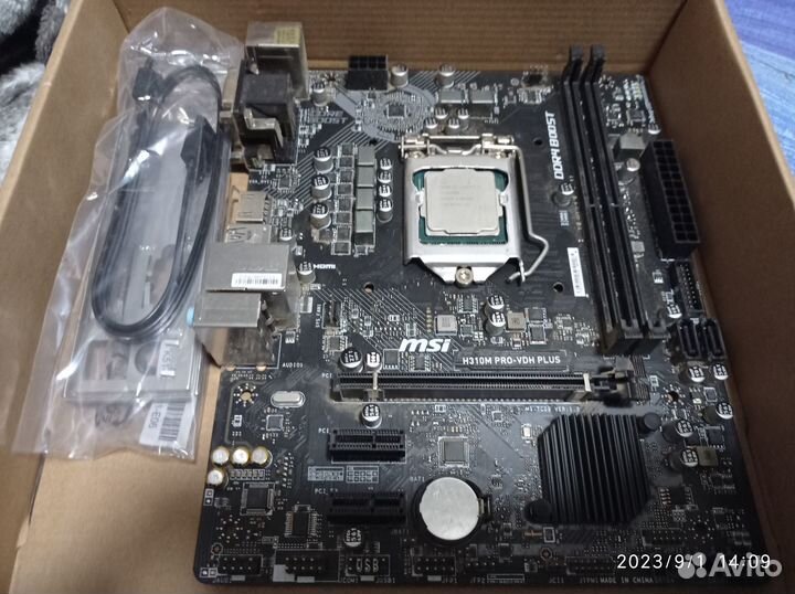 Материнская плата h310 pro + i5-9400f